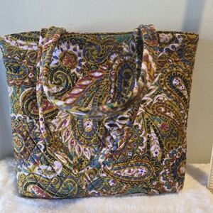 Vera Bradley Small Tote In Buta Spray Pattern
